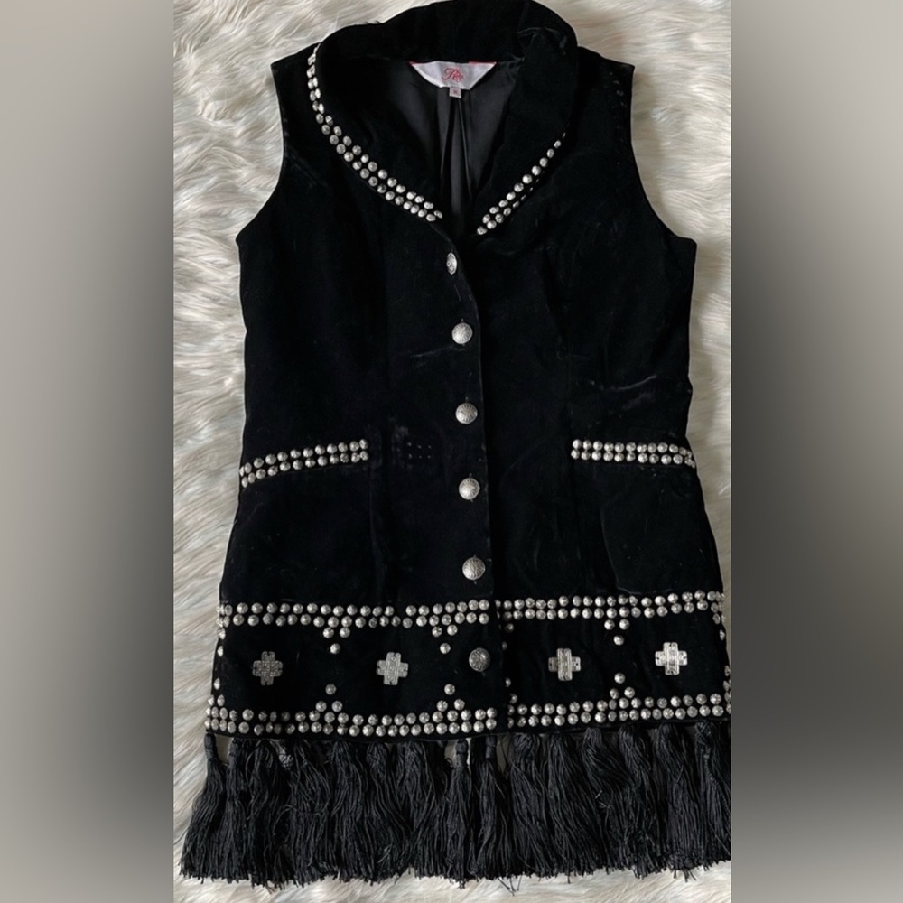 Roja Velvet Studded Vest Brand New with Tags Large